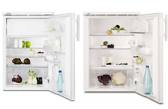 Однокамерные холодильники Electrolux ERT1506FOW (с морозильным отделением) и Electrolux ERT1606AOW (без морозильного отделения)