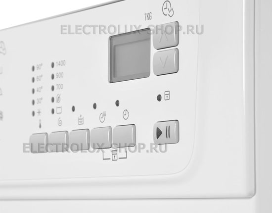 Панель управления встраиваемой стиральной машины Electrolux EWX 147410 W