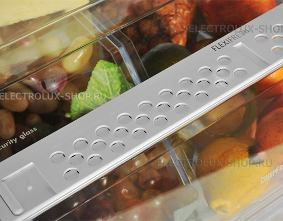 Ящики для хранения овощей и фруктов встраиваемого двухкамерного холодильника Electrolux ENN 3153 AOW