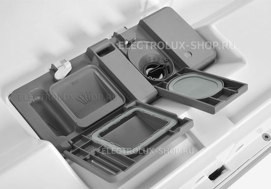 Отсек для моющих средств компактной посудомоечной машины Electrolux ESF 2210 DW
