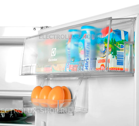 Дверные полки встраиваемого однокамерного холодильника Electrolux ERN 1200 FOW
