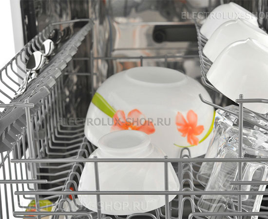 Верхняя корзина отдельно стоящей посудомоечной машины Electrolux ESF 43020