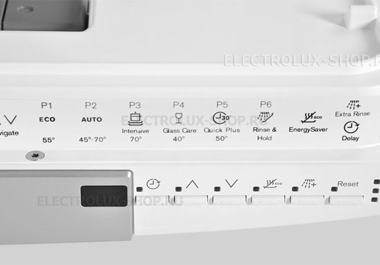 Панель управления компактной посудомоечной машины Electrolux ESF 2300 OW