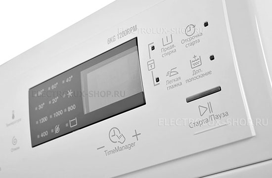 Панель управления стиральной машины Electrolux EWS 1264 EDW