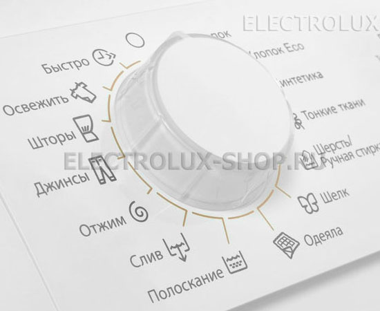 Программы стиральной машины Electrolux с фронтальной загрузкой