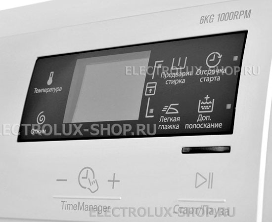 Панель управления стиральной машины Electrolux