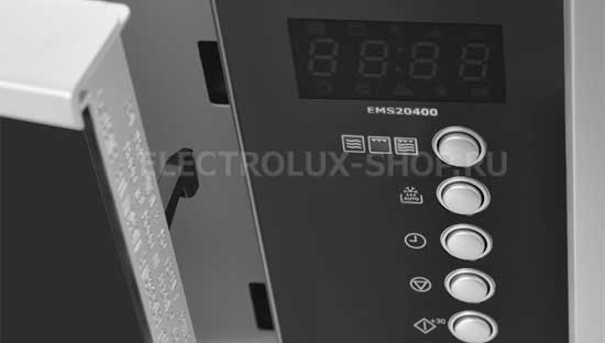 Панель управления микроволновой печи Electrolux EMS 20400 S
