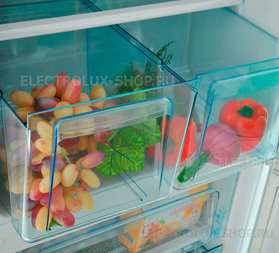 Ящики для фруктов и овощей двухкамерного холодильника Electrolux ERB 30090 W