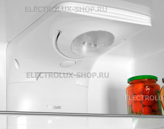 Светильник в холодильнике Electrolux