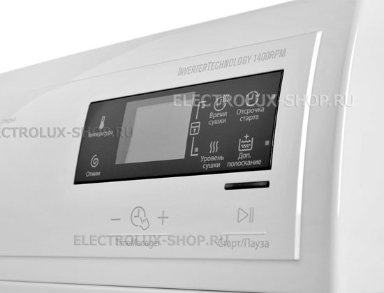 Дисплей стиральной машины с сушкой Electrolux EWW 51486 HW
