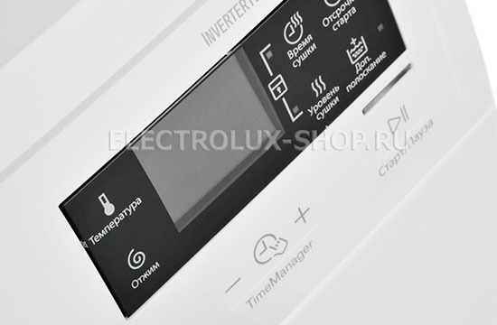 Панель управления стиральной машины с сушкой Electrolux EWW 1686 HDW