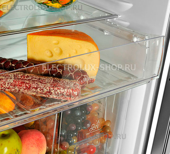 Отделение для деликатных продуктов двухкамерного холодильника Electrolux EN 3880 AOX
