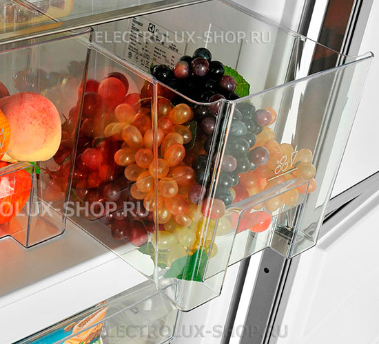Ящики для фруктов и овощей двухкамерного холодильника Electrolux EN 3880 AOX