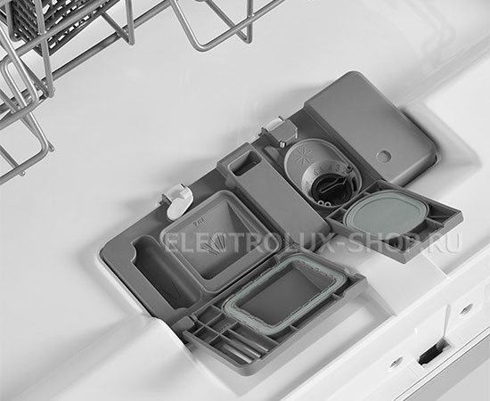 Отсек для моющих средств компактной посудомоечной машины Electrolux ESF 2300 OW