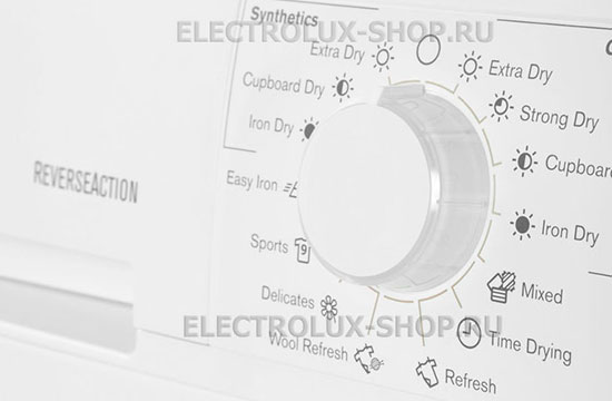 Программы сушильного автомата Electrolux EDP 2074 PDW