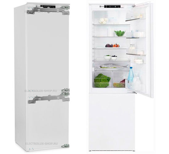 Встраиваемый двухкамерный холодильник Electrolux ENG 2913 AOW