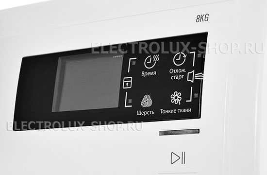 Панель управления сушильного автомата Electrolux EDC 2086 PDW